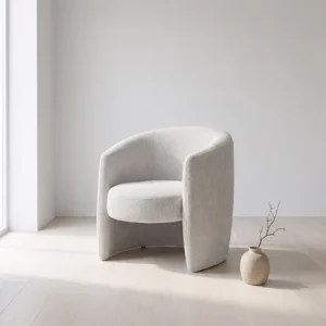Sillón Tavolara gris en una sala
