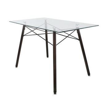 Mesa de Comedor Rectangular Nogal