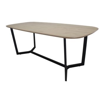 Mesa de Comedor Rectangular Amalfi 180 × 90 cm color encino