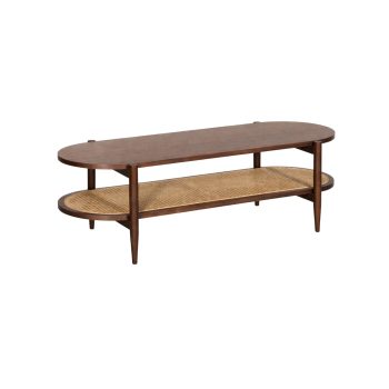 Mesa de Centro Rectangular Kangar color nogal