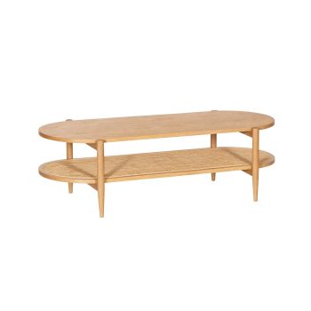 Mesa de Centro Rectangular Kangar color roble