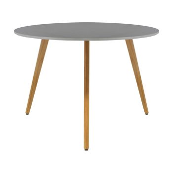 Mesa de Comedor Circular Frankfurt 100 cm color gris