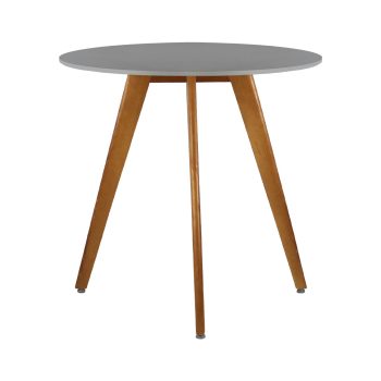 Mesa de Comedor Circular Frankfurt 80 cm color gris