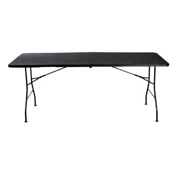 Mesa Plegable Parma Negra color negro