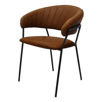 Silla Cáceres color café