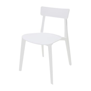 Silla Exterior Brianza · Paquete de 4 - Blanco