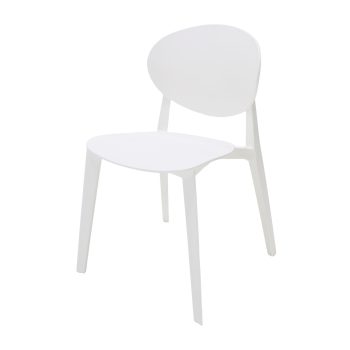 Silla Exterior Massa · Paquete de 4 - Blanco