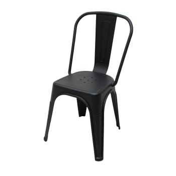 Silla Gante de Plástico · Paquete de 4 - Negro