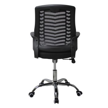 Silla Secretarial Mesh Negra color negro